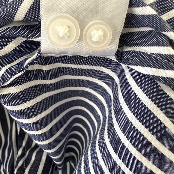 Everlane Day Tripper Dress - Navy White Striped XXS - Picture 13 of 14